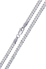 §Ｎ∞ＮＯＶＥＮＯ ネックレス シルバー925 メンズ 喜平ネックレス イタリア製 男女兼用 3.5ｍｍx50cm 専用クロス＆ポーチ付( 3.5ｍｍ)