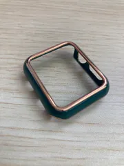 ダークグリーン アップルウォッチ カバー ケース AppleWatch レディース かわいい おしゃれ 側面 保護枠 保護ケース 40mm 41mm 42mm 44mm 45mm シリーズ se 9/8/7/6/5/4 対応