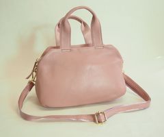 美品 MOTHERHOUSE レン2wayミニハンドバッグ レザー くすみピンク
