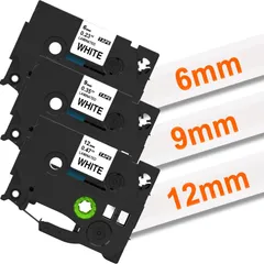 【新着商品】PT-P750W PT-P710BT PT-J100 PTラベルライター ラミネート テープカセット Pタッチ TZe-231 TZe-221 3個セット、ブラザーBrotherピータッチP-Touchと互換性あり TZe-211 黑文字 tzeテ