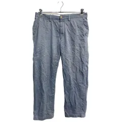 POLO チノパン W34 ポロ グレー コットン 古着卸 アメリカ仕入 2405-1326