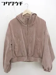 ◇ w closet ダブルクローゼット ジップアップ 長袖 パーカー サイズF ピンク系 レディース  【中古】 【1111160010859】のサムネイル