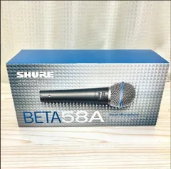 SHURE BETA58A ダイナミックマイク　未使用 SHURE BETA58A-J ボーカル用 ダイナミックマイク(シュアー
