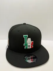 Newera ロサンゼルスドジャース メキシコ国旗 9fifty スナップバックキャップ ブラックカラー