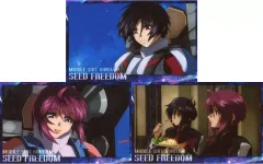 【中古】キャラカード シン/ルナマリア/シン＆ルナマリア 「機動戦士ガンダムSEED FREEDOM 特別版 トレーディングミニブロマイド3枚セット」 劇場グッズ