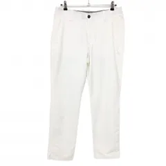 アンダーアーマー パンツ 白 ロゴ刺しゅう  メンズ 34/36 ゴルフウェア UNDER ARMOUR