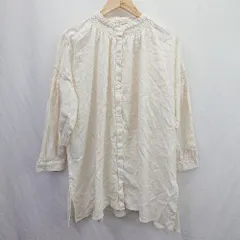 ◇ ⊂ SM2 サマンサ モスモス スタンドカラー 長袖 ブラウスシャツ サイズF ホワイト系 レディース E  【1506130005223】