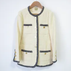 極美品 ドゥーズィエムクラス TWEED シャツ ジャケット ツイード Deuxieme Classe（ドゥーズィエムクラス）の「*chain ツイード