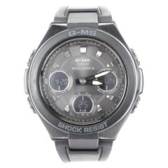 ベビージー Baby-G カシオ CASIO G-MS 腕時計 ソーラー アナデジ MSG-W100G-1AJF 黒 ブラック