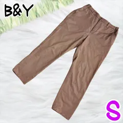 【匿名配送】B&Y　七分丈　レディース　S　パンツ　ウエストゴム　裾ゴム入り　春　夏　秋　古着　ビューティーアンドユナイテッドアローズ