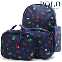 POLO RALPH LAUREN 風景柄リュック 水色 最大5,000円OFFクーポンポロ