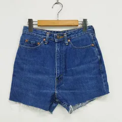 Levi's リーバイス W606-0217 92年製 カットオフ デニム ショートパンツ ハーフパンツ 90s 古着 VINTAGE レディース サイズ W31 LF32