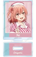 【中古】アクリルスタンド・アクリルパネル 由比ヶ浜結衣(名前あり) 「やはり俺の青春ラブコメはまちがっている。完 POP UP SHOP in AMNIBUS STORE 描き下ろしイラスト アメリカンダイナーver. トレーディングアクリルスタンド」