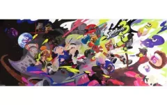 【中古】ポスター カバーイラストポスター 集合 「Splatoon3(スプラトゥーン3) イカすアートブック」 対象店舗購入特典