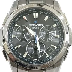 美品 CASIO カシオ OCEANUS オシアナス マンタ 腕時計 OCW-S1000BJ-1AJF 電波ソーラー タフソーラー TITANIUM チタン マルチバンド6 動作OK