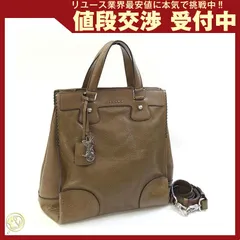  セリーヌ 2WAYハンドバッグ オルロフ レザー 中古