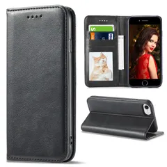 【数量限定】マグネット内蔵 case スタンド機能 iphone カード収納 耐衝撃 あいふぉん手帳型ケース 薄型 第3世代 軽量 第3世代 防水 SE 耐摩擦 SE シンプル iPhone 男女兼用 iPhone (iPhone7 iPhone / カバー