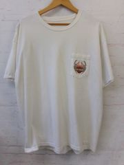 【中古】HARLEY DAVIDSON ﾊｰﾚｰﾀﾞﾋﾞｯﾄﾞｿﾝ ﾌﾟﾘﾝﾄTｼｬﾂ 半袖 ｸﾙｰﾈｯｸ US古着 ﾎﾜｲﾄ ｻｲｽﾞ表記なし 991865200
