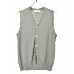 【UNITEDARROWSGreenLabelRelaxing】3118-105-0035 16G BASIC HI/G Vネック ハイゲージコットンニットベスト