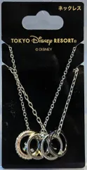 東京ディズニーリゾート ペアネックレス Disney jewel ミッキー ストーン付きリング