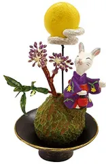 どんぐりアート♡「猫帽子十五夜お月様BIG」