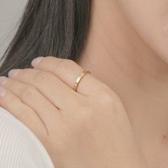 指輪 リング レディース 金属アレルギー対応 つけっぱなしOK サージカルステンレス 316L シンプル ジルコニア ストーン 上品 ルピス LUPIS st0086