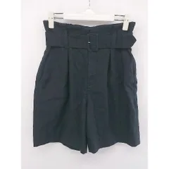 ◇ ◎ Spick & Span スピック＆スパン リネン混 ショート パンツ サイズ36 ネイビー レディース P  【中古】 【1208250001696】