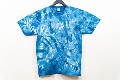 A076「藍染め専門店が手掛ける藍染」メンズ　半袖　Tシャツ