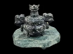 1138  中国　骨董　龍文香炉　時代物 1138 中国骨董龍文香炉時代物