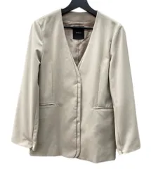 【美品】アニュアンス anuans レイヤードカラースリットスリーブジャケット アニュアンス anuans レイヤードカラースリットスリーブジャケット