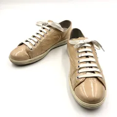 PRADA  SPORT プラダスポーツ　レザースニーカー  ローカット　ベージュ　サイズ38.5 EEE(25～25.5cm) メンズ
