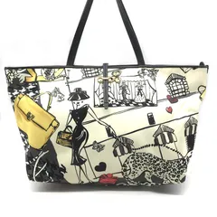 Ferragamo フェラガモ ガンチーニ ナイロン キャンバス 総柄 ハンド トート バッグ 良品 a2189