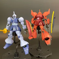 機動戦士ガンダム Gフレーム【中古品】ギャン、シャア専用ゲルググ（武器／可動フレーム付属）2体セット品 バンダイ ガンダム 1438