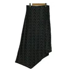 ZARA   ザラ   総柄アシンメトリースカート sizeEUR M/ブラック×ブルー×イエロー