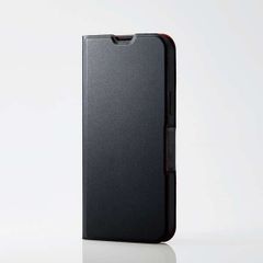 【新品】 iPhone13 Pro Max ソフトレザーケース 薄型 磁石付き ELECOM PM-A21DPLFUBK