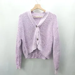 ◇ ⊇ BEAUTY&YOUTH UNITED ARROWS 長袖 カーディガン サイズ表記なし パープル レディース E  【1502180067334】