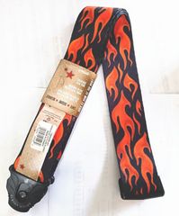 Planet Waves by D'Addario プラネットウェーブス ギターストラップ Planet Lock 50PLA01 FLAMES 【国内正規品】