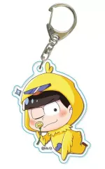 【中古】キーホルダー・マスコット(キャラクター) カラ松 ぴよ松ver. ぷかっしゅアクリルキーホルダー 「おそ松さん」