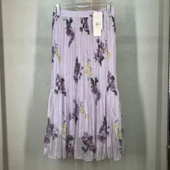 スナイデル snidel ティアードプリーツスカート レディース ラベンダー 花柄 SWFS181168 サイズ Ｆ 新品未使用品
