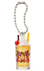 【中古】キーホルダー チップ＆デール 「ディズニーキャラクター レトログラスミニチュアチャーム」