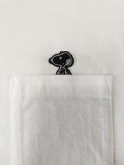 カウズ　ユニクロ　スヌーピー　tシャツ　コラボ　第二弾　tシャツ　2017年　KAWS　UNIQLO　SNOOPY　ピーナッツ　ホワイトボディ