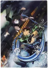 【中古】ポスター 竈門炭治郎＆魘夢 「ジャンボカードダス 鬼滅の刃 クリアビジュアルポスター ～無限列車編 其の壱～」