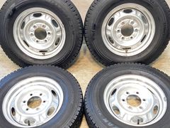 195/80R15 107/105LT 
ブリヂストン ブリザック VL10 
日産純正  
15x5.5  139.7-6穴 
中古タイヤ スタッドレスタイヤ ホイールセット 4本セット
 w15250620167