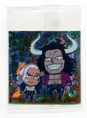 バンダイ にふぉるめーしょん ワンピース大海賊シールウエハース LOG.7/2700922 カイドウ&アルベル【SEC】 S2