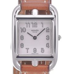 エルメス HERMES CC1.210 ケープコッド ドゥブルトゥール クォーツ レディース 美品 R#141696