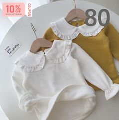 最終SALE 30%割引対象 韓国子供服　80cm キッズ ベビー  裏起毛　トップス  リトルブルーム