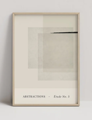 CARO CARO PRINTS | Abstract Minimalist Print (GMTC-4601) | アートプリント/アートポスター (50x70cm) 北欧 アブストラクト