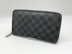 LOUIS VUITTON ルイヴィトン - ブラック ダミエグラフィット ジッピー オーガナイザー  ラウンドジップ 長財布