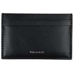 【新品未使用品】TIFFANY&Co シュリンクレザー　カードケース　ブラック TIFFANY ティファニー ジップ カードケース ブラックレザー