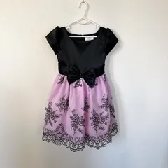 Princess matherways プリンセスマザウェイズ 110cm ドレス ワンピース フォーマル 結婚式 発表会 ブラック ピンク レース かわいい